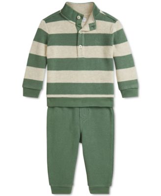 Polo Ralph Lauren - Baby Cotton Striped Sweater & Pants Set