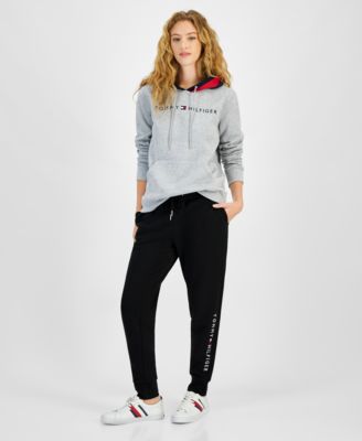 Tommy Hilfiger - Women's Drawstring Logo Graphic Jogger Pants