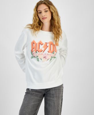 Love Tribe - Juniors' ACDC Roses Graphic Long-Sleeve Sweatshirt