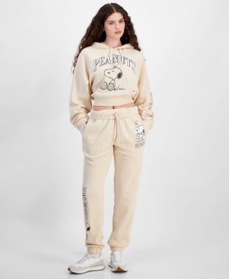 Grayson Threads, The Label - Juniors' Snoopy Hug More Jogger Pants