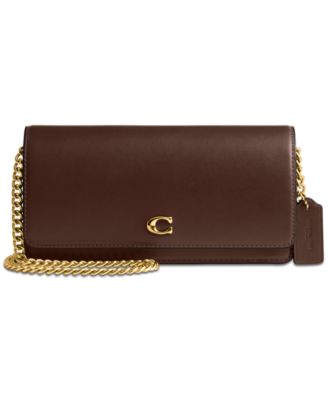 COACH - Refined Leather Essential Long Wallet on Chain