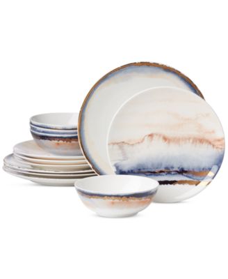 Lenox - Summer Radiance 12-Piece Dinnerware Set, Service for 4