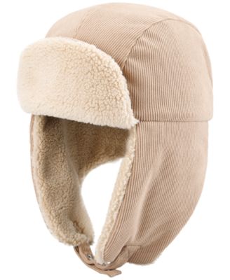 Levi's - Men's Fleece-Lined Corduroy Trapper Hat