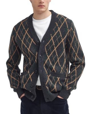 Barbour - Men's Ferguson Argyle Wool Cardigan