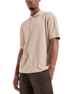 A|X Armani Exchange - Men's llover Textural Logo Polo Shirt