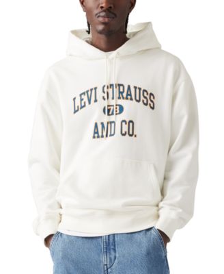 Levi's - Men's Relaxed Fit Long Sleeve Varsity Logo Graphic Hoodie