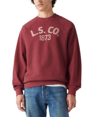 Levi's - Men's Relaxed Fit Long Raglan Sleeve Logo Graphic Sweatshirt