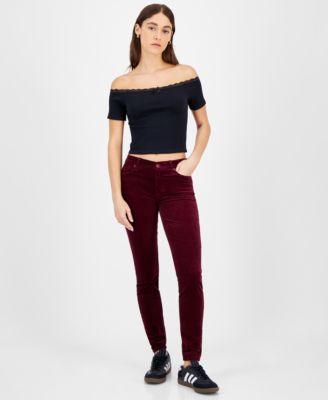 7 For All Mankind - Women's High-Rise Skinny Corduroy Pants