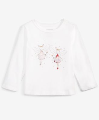 First Impressions - Baby Girls Fairy Graphic Long-Sleeve T-Shirt