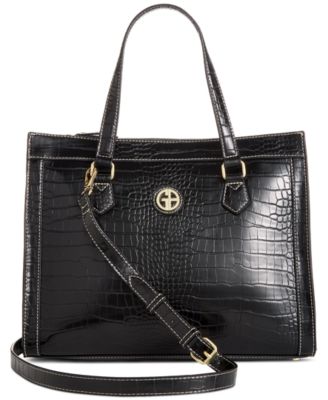 Giani Bernini - Croc Medium Book Tote