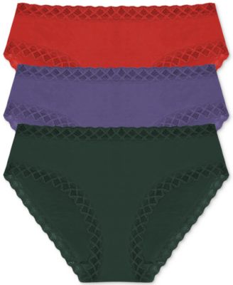 Natori - Bliss Lace-Trim Brief 3-Pk. 156058MP