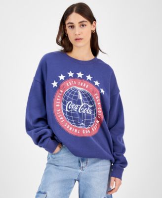 Grayson Threads, The Label - Juniors' Coca Cola Disco Crewneck Sweatshirt