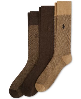 Polo Ralph Lauren - Men's 3-Pk. Classic Gents Patterned Dress Socks