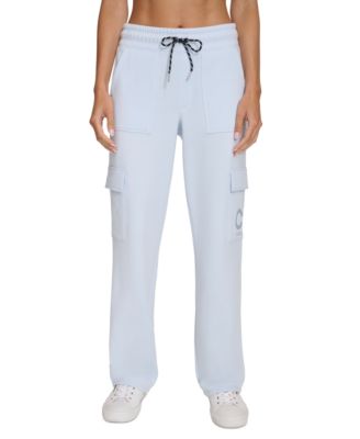 Calvin Klein - Women's Active Embroidered-Logo Cargo Pants