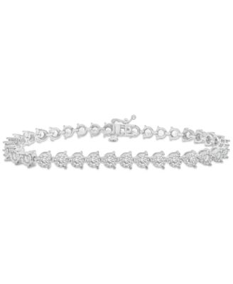 Wrapped in Love - Diamond Tennis Bracelet (3 ct. t.w.) in 10k White Gold