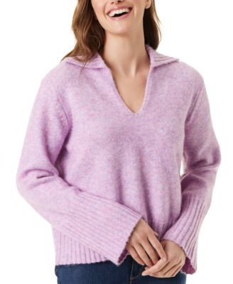 Gloria Vanderbilt - Petite Abella Polo-Collar Sweater