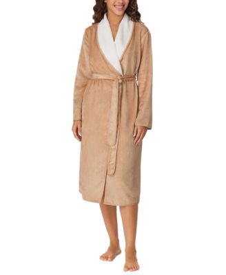 Cuddl Duds - Women's Shawl-Collar Long Wrap Robe