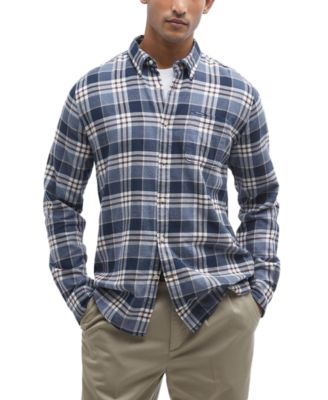 Barbour - Men's Fallbay Tailored-Fit Check Button-Down Shirt