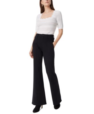 Sam Edelman - Women's Bay Flare-Leg Contour-Ponte Pants