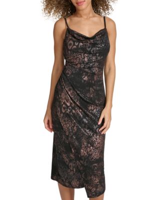 Siena - Women's Foiled Knit Bodycon Dress