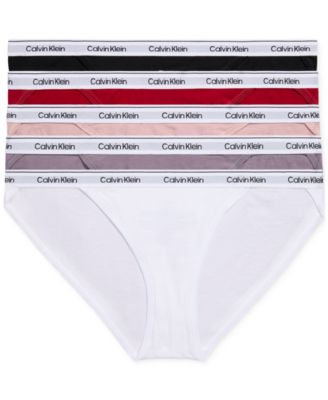 Calvin Klein - Women's 5-Pk. Modern Logo String Bikini Underwear
