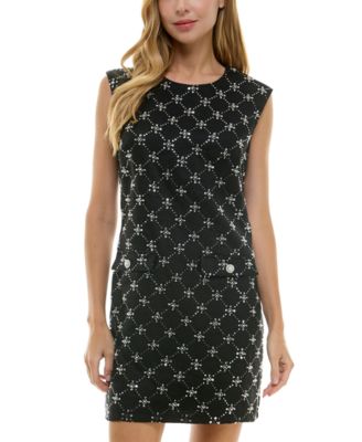 City Studios - Juniors' Embellished Shift Dress