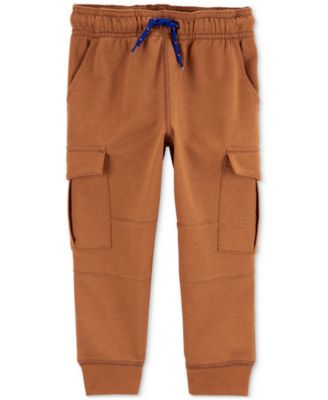 Carter's - Toddler Boys Pull-On French Terry Cargo Jogger Pants