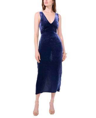 1.STATE - Women's Velvet Midi Dress