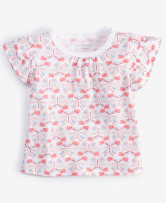 First Impressions - Baby Girls Short-Sleeve Butterfly Love T-Shirt