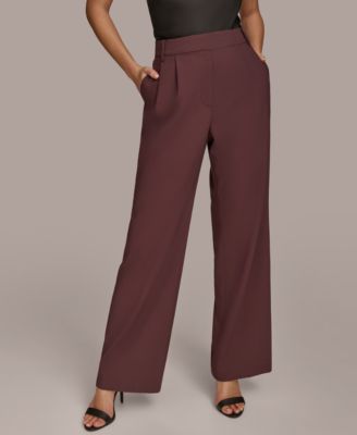 Donna Karan New York - Women's Pleated Wide-Leg Pants