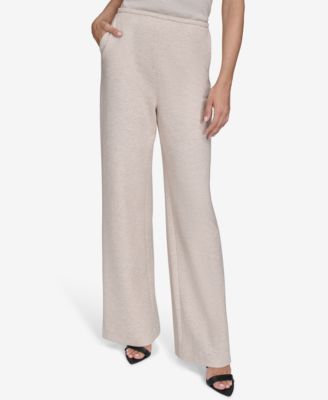 Halston - Women's Mid-Rise Wide-Leg Pants