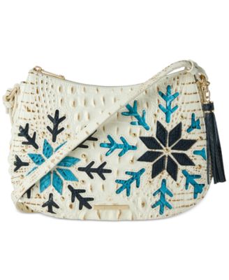 Brahmin - Shayna Snowball Snowdrift Small Leather Crossbody