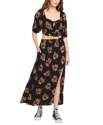 Volcom - Juniors' Get Wyyld Maxi Skirt