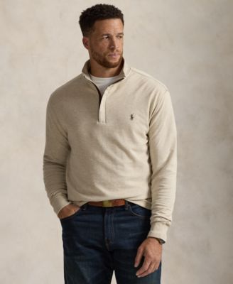 Polo Ralph Lauren - Men's Big & Tall Luxury Jersey Quarter-Zip Pullover