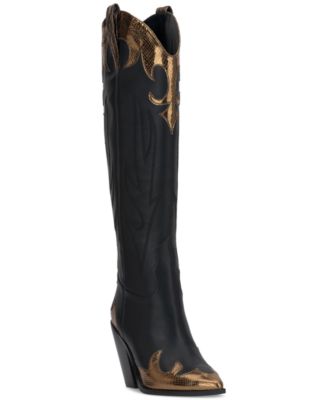 Jessica Simpson - Women's Rhetta Flame Knee-High Cowboy Boots
