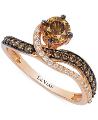 Le Vian - Chocolatier&reg; Diamond Engagement Ring (3/4 ct. t.w.) in 14k Rose Gold