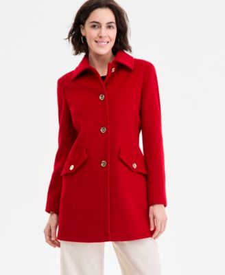 Michael Kors - Women's Collared Button-Front Coat