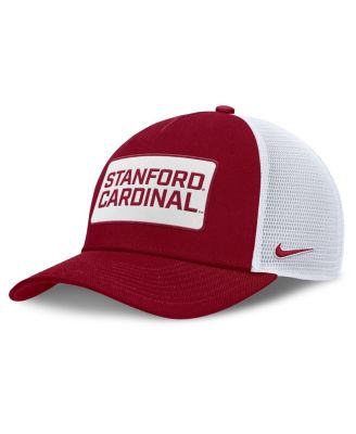 Nike - Men's Cardinal/White Stanford Cardinal 2025 On-Field Rise Patch Trucker Adjustable Hat