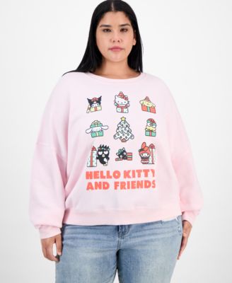 Grayson Threads, The Label - Trendy Plus Hello Kitty & Friends Holiday Crewneck Sweatshirt