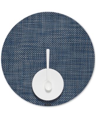 Chilewich - Basketweave Woven Vinyl Placemat, Round