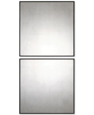 Uttermost - Matty Antiqued Square Mirrors, Set of 2