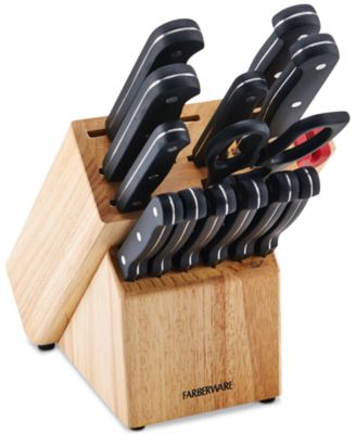Farberware - 15-Pc. Knife & EdgeKeeper Block Set