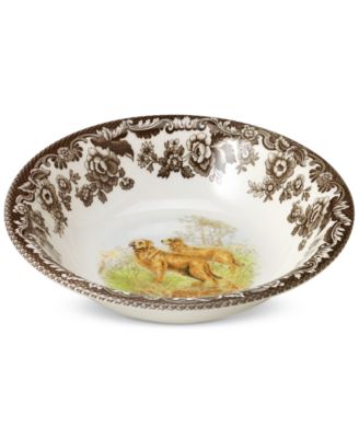 Spode - Woodland Golden Retriever Cereal Bowl