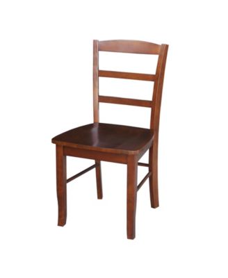 International Concepts - Madrid Ladder-back Chair, Set of 2