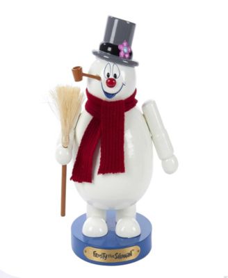 Kurt Adler - 10 Inch Wooden Frosty the Snowman Nutcracker