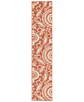 Surya - Alfresco ALF-9613 Rust 2'3" x 11'9" Runner Area Rug