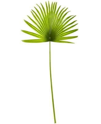 Nearly Natural - 33" Fan Palm Artificial Spray Plant, Set of 6