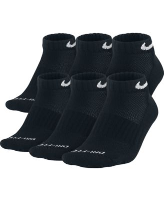 Nike - Socks, Dri Fit Low Cut 6 Pack