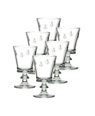 La Rochère - Set of 6 Napoleonic Bee Water Glasses