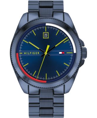 Tommy Hilfiger - Men's Blue Stainless Steel Bracelet Watch 44mm